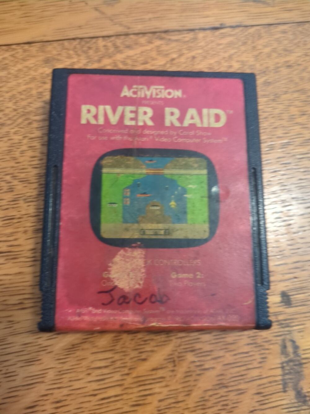 River Raid (Atari 2600, 1982) Cartridge Only